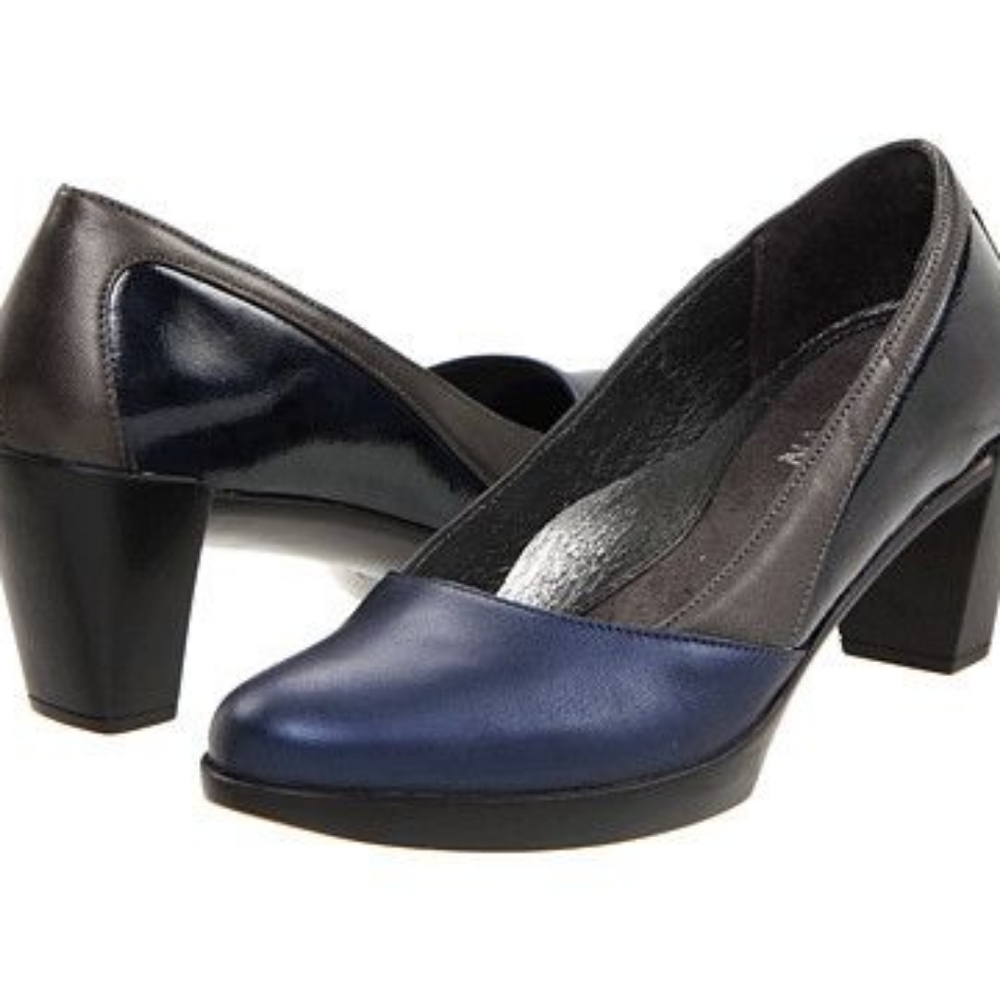 NAOT Sz 40 Diamante Polar Sea Pumps